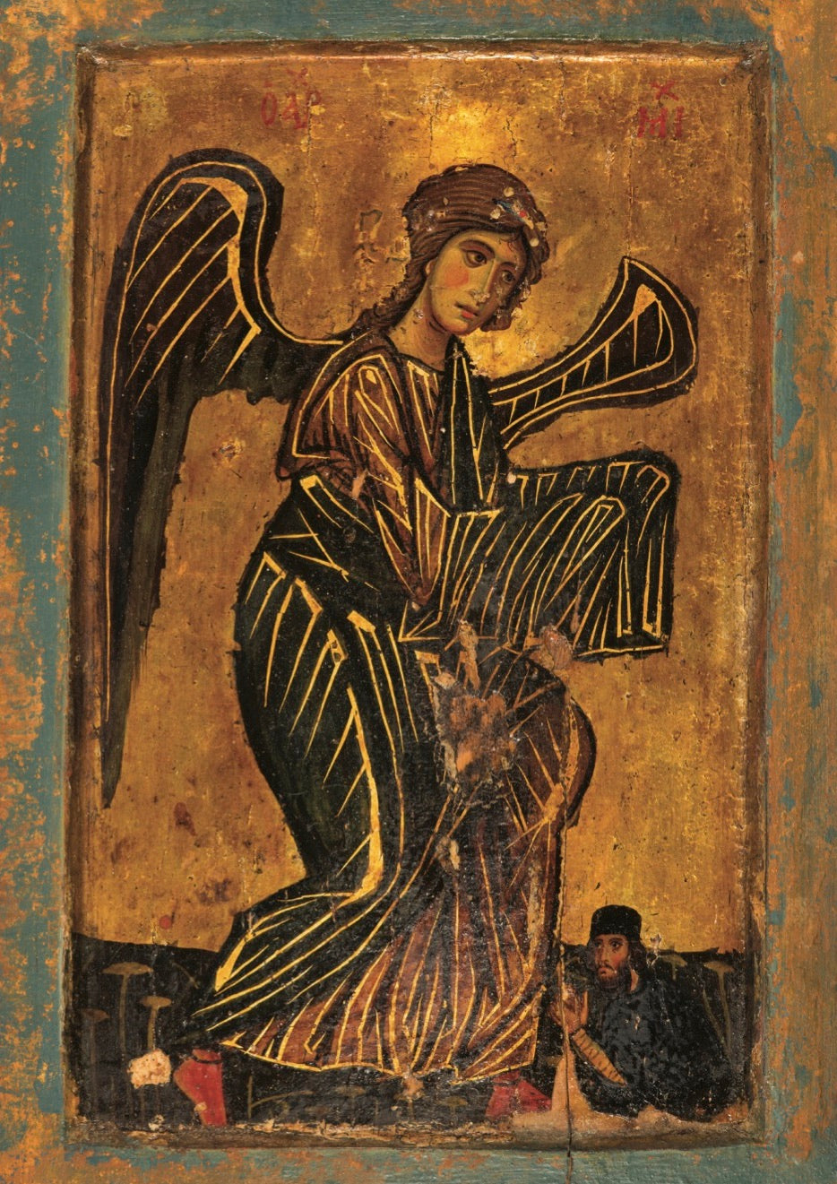 'Icon with the Archangel Michael' greeting card (pack of 5)